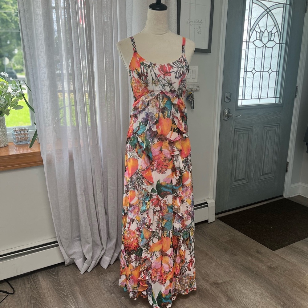 🌼🌸Brand New Kate & Mallory full Length Floral Maxi Dress size xs Gorgeous!🌹
